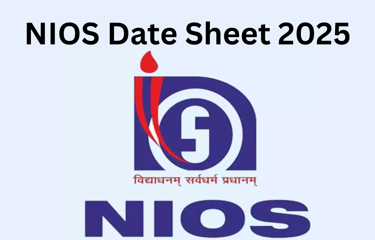 NIOS Date Sheet 2025