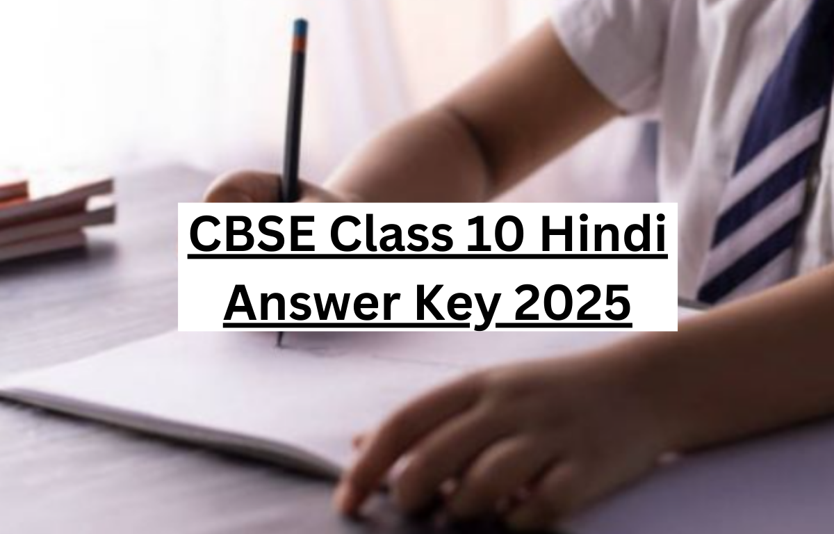 CBSE Class 10 Hindi Answer Key 2025