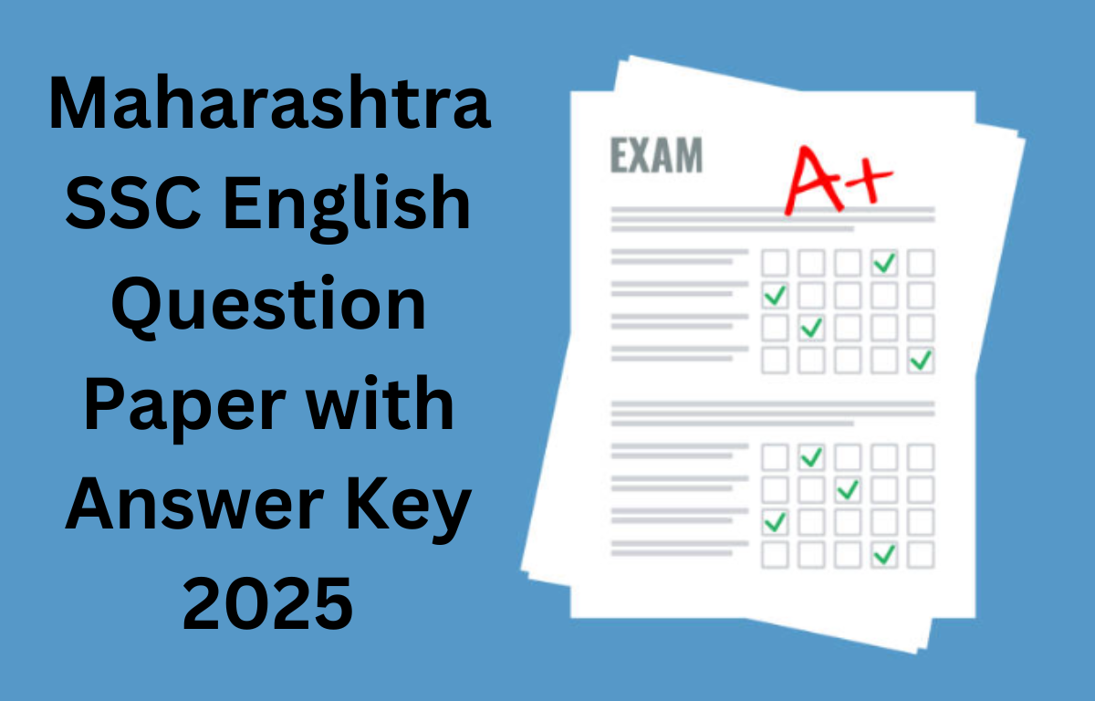Maharashtra SSC English Question Paper with Answer Key 2025