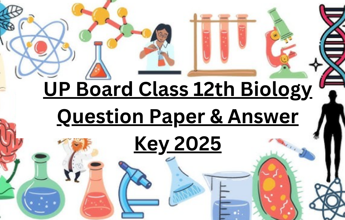 UP Board Class 12th Biology Question Paper & Answer Key 2025