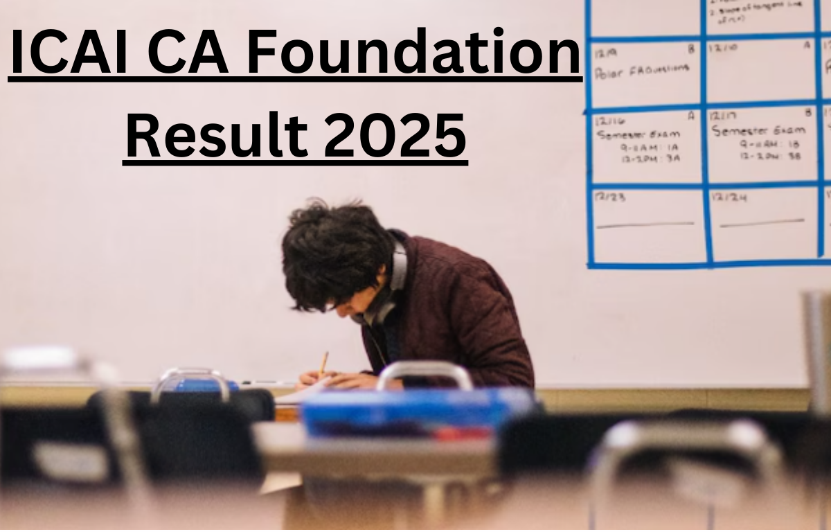 ICAI CA Foundation Result 2025