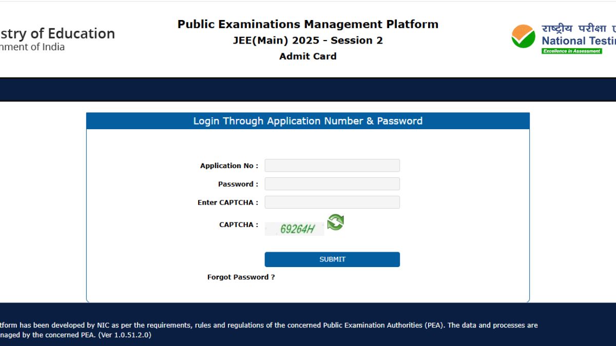 JEE Main Admit Card 2025 Session 2 out for April 7, 8 & 9 Exams