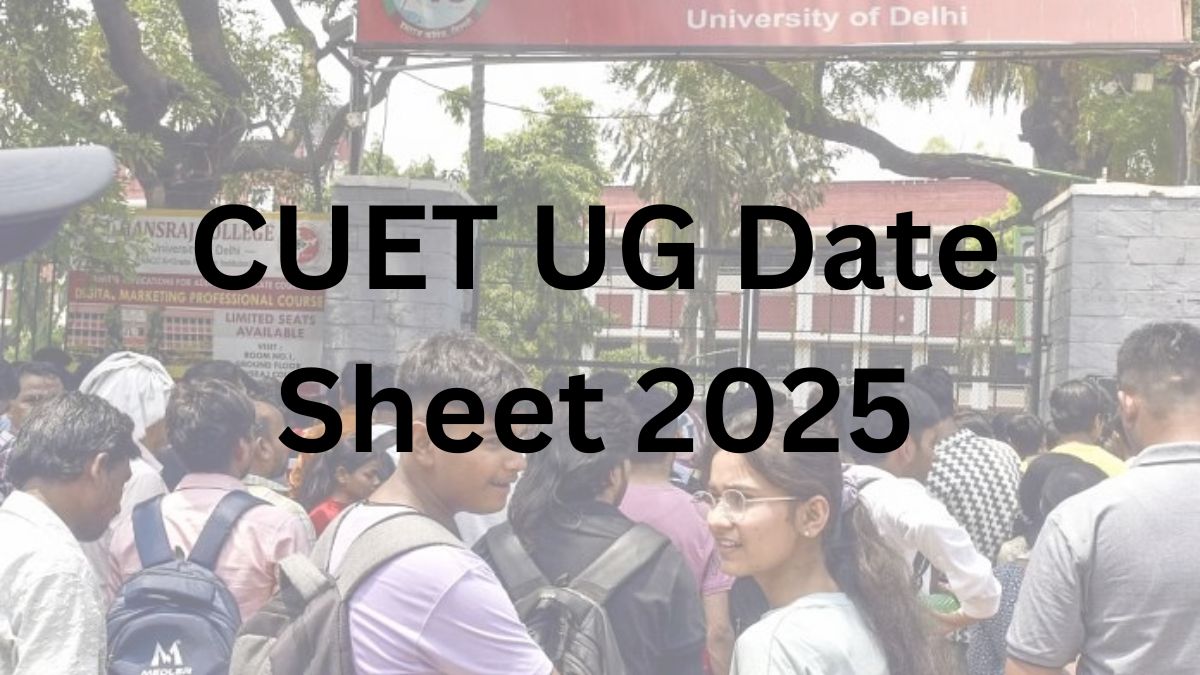 CUET UG Date Sheet 2025