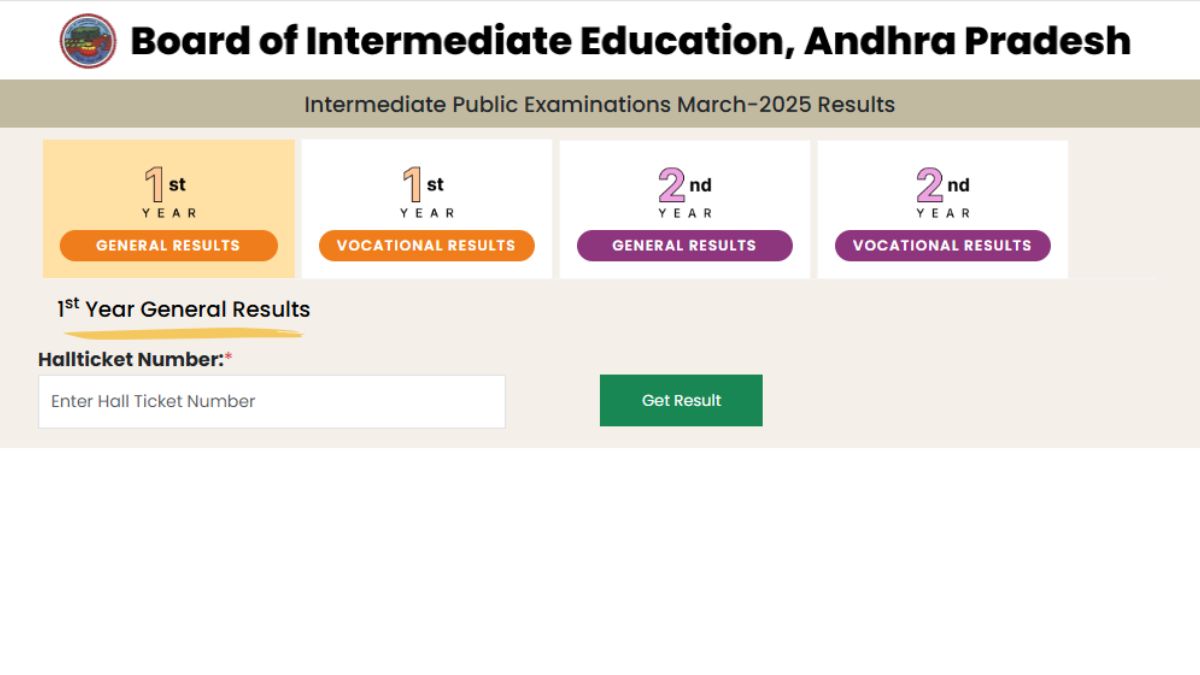 AP Inter Result 2025
