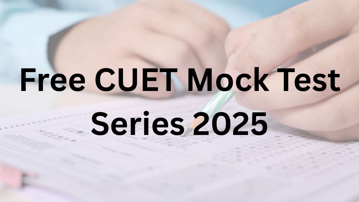 Free CUET Mock Test Series 2025
