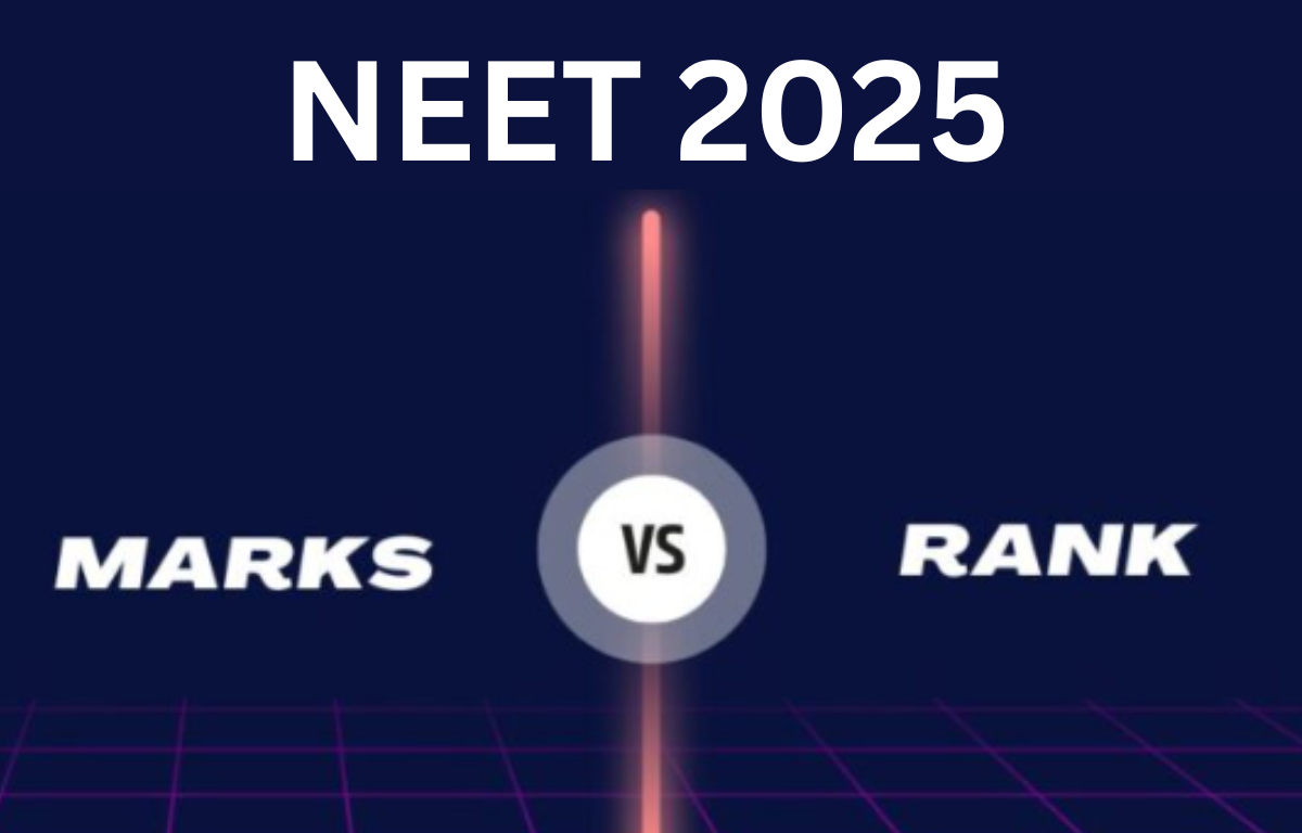 NEET Marks vs Rank