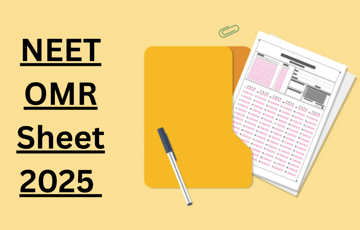 NEET OMR Sheet 2025 