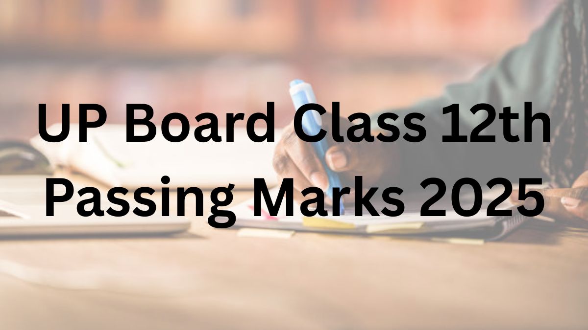 UP Board Class 12th Passing Marks 2025