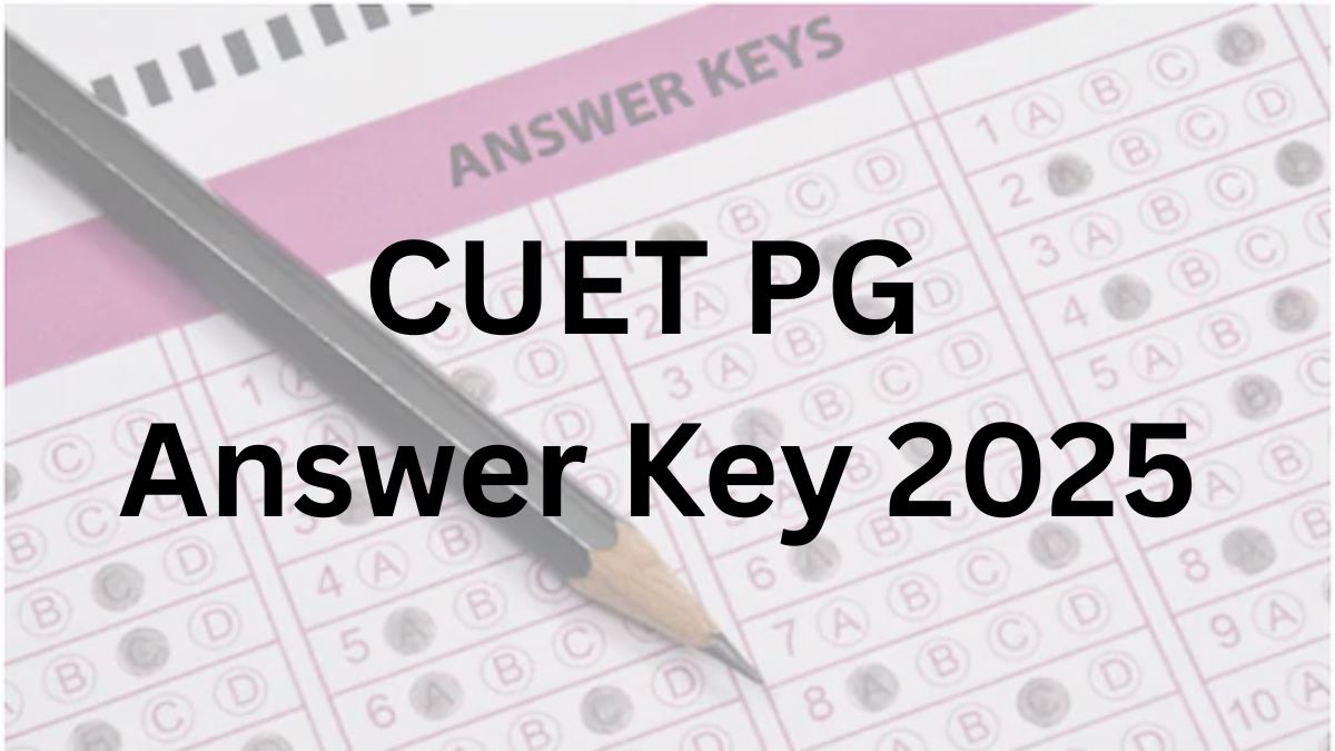 CUET PG Answer Key 2025