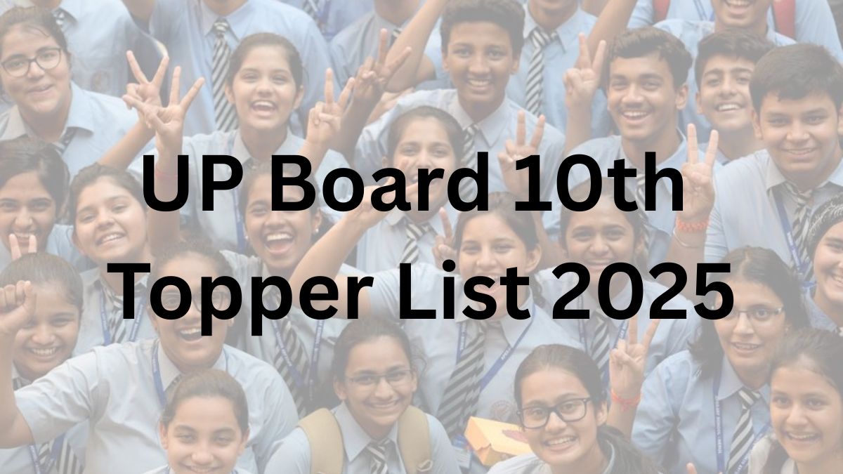 UP Board 10th Topper List 2025