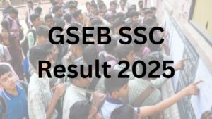 GSEB SSC Result 2025