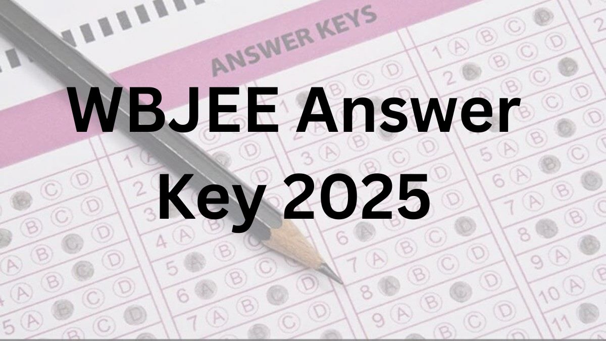 WBJEE Answer Key 2025
