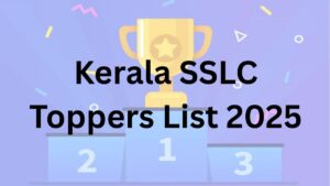 Kerala SSLC Toppers List 2025