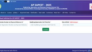AP EAMCET Hall Ticket 2025