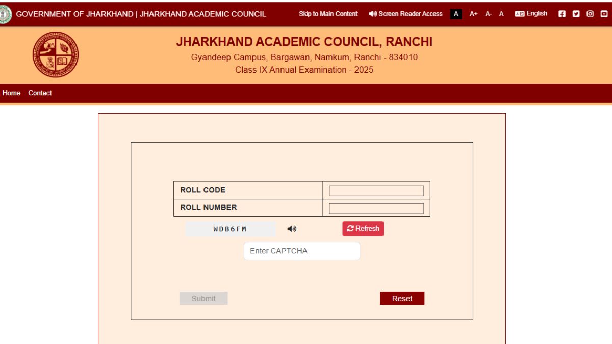 JAC 9th Result 2025