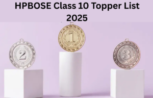 HPBOSE 10th Toppers List 2025