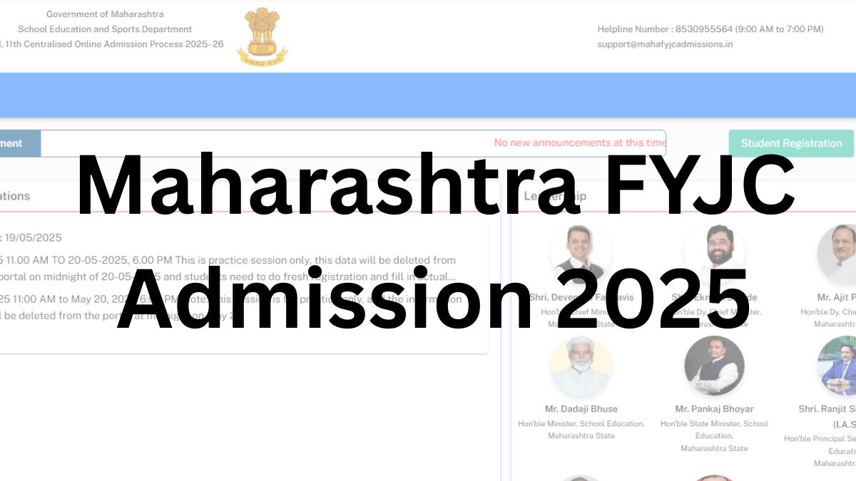 Maharashtra FYJC Admission 2025