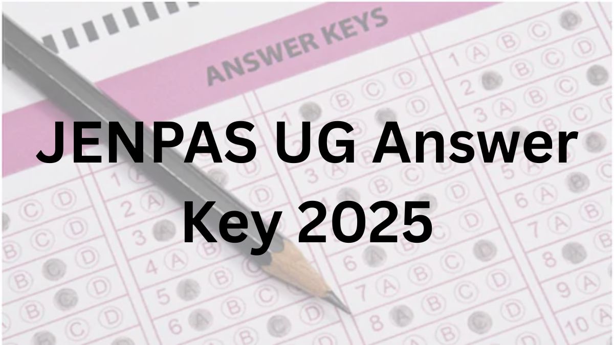 JENPAS UG Answer Key 2025