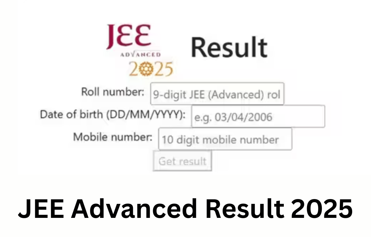 JEE Advanced Result 2025