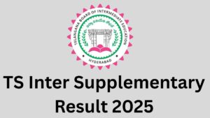 TS Inter Supplementary Result 2025