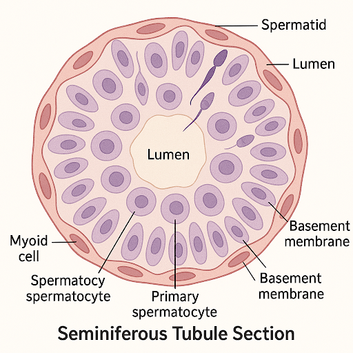 Seminiferous Tubule Section