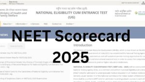 NEET Scorecard 2025