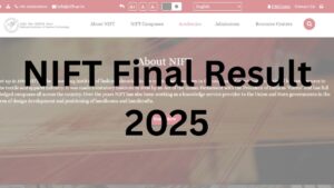 NIFT Final Result 2025