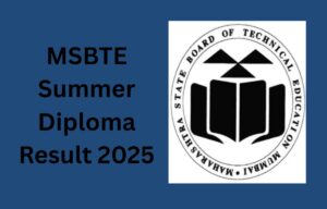 MSBTE Summer Result 2025