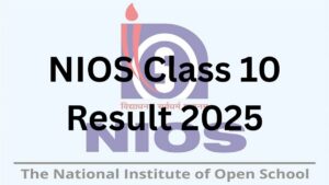 NIOS Class 10 Result 2025