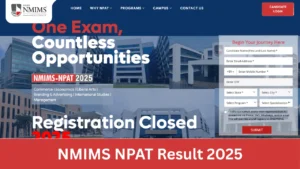 NMIMS NPAT Result 2025