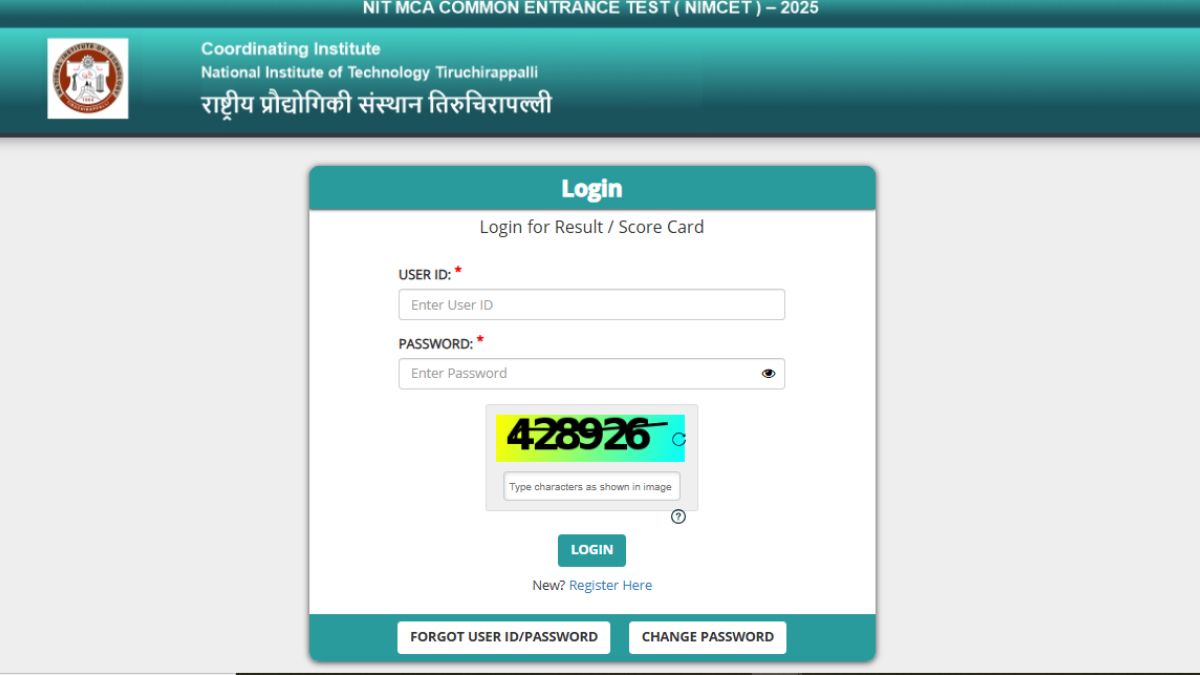 NIMCET Result 2025