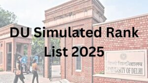 DU Simulated Rank List 2025