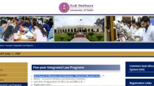 DU CLAT Cut Off 2025