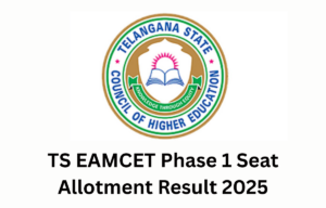 TS EAMCET Phase 1 Seat Allotment Result 2025