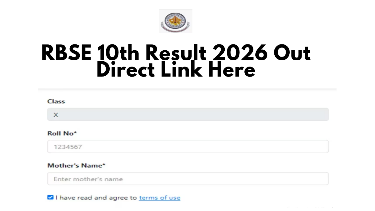 rbse 10th result 2026 direct link