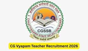CG Vyapam Teacher