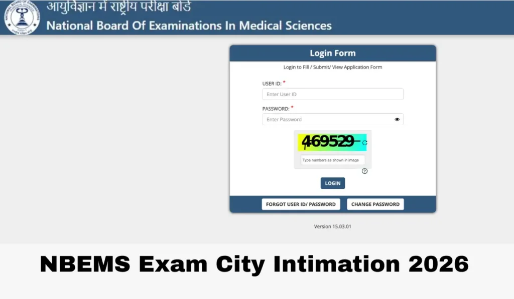 nbems exam city