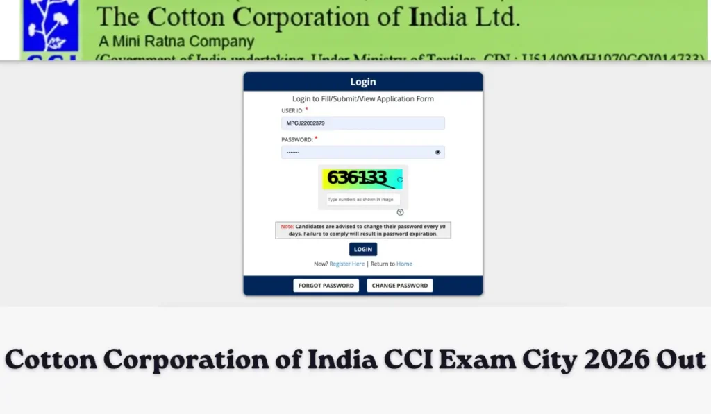 cci exam city