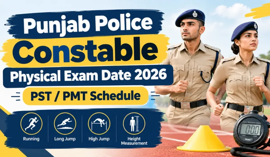 punjab police physical exam date