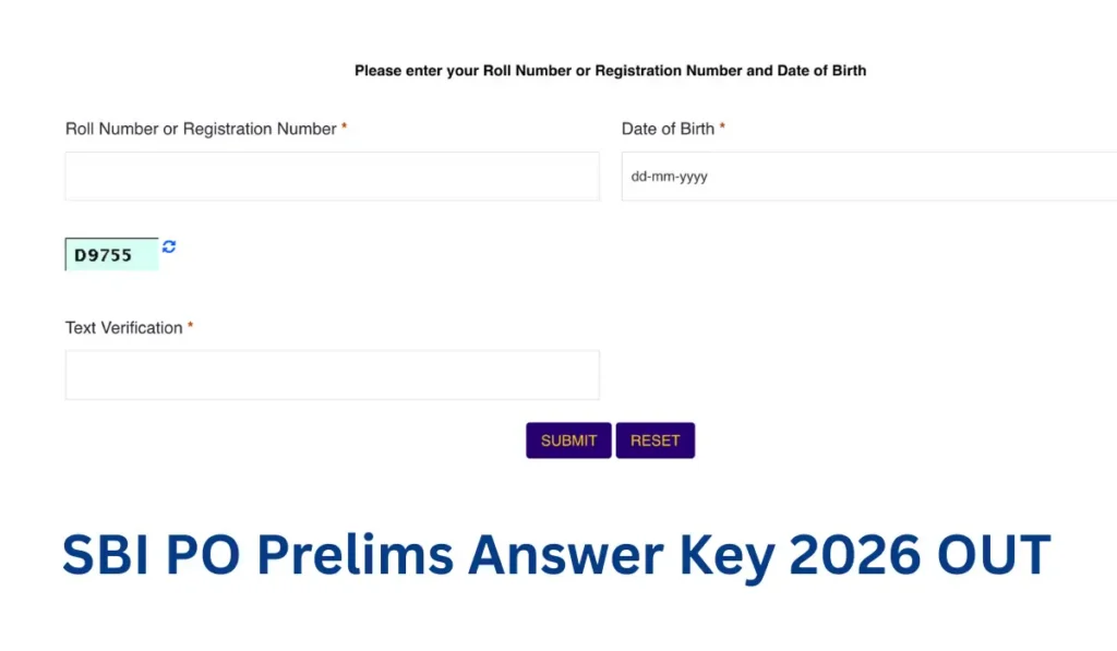 sbi po prelims answer key 2026
