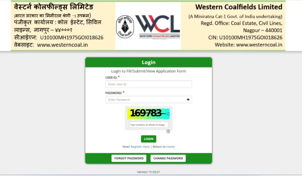 WCL Admit Card