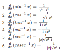 Differentiation Formula