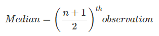 Median Formula