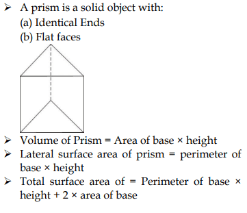 Math Formulas for Basic Shapes and 3D Figures