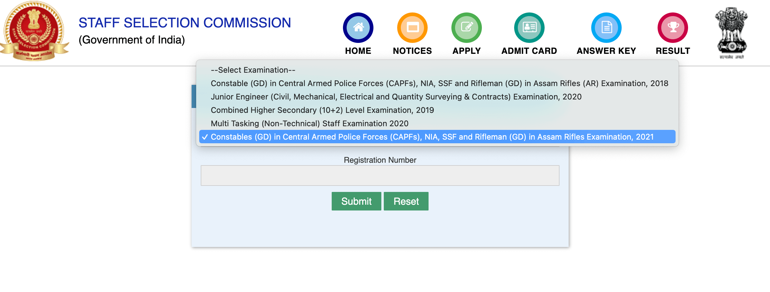 SSC GD Marks 2022