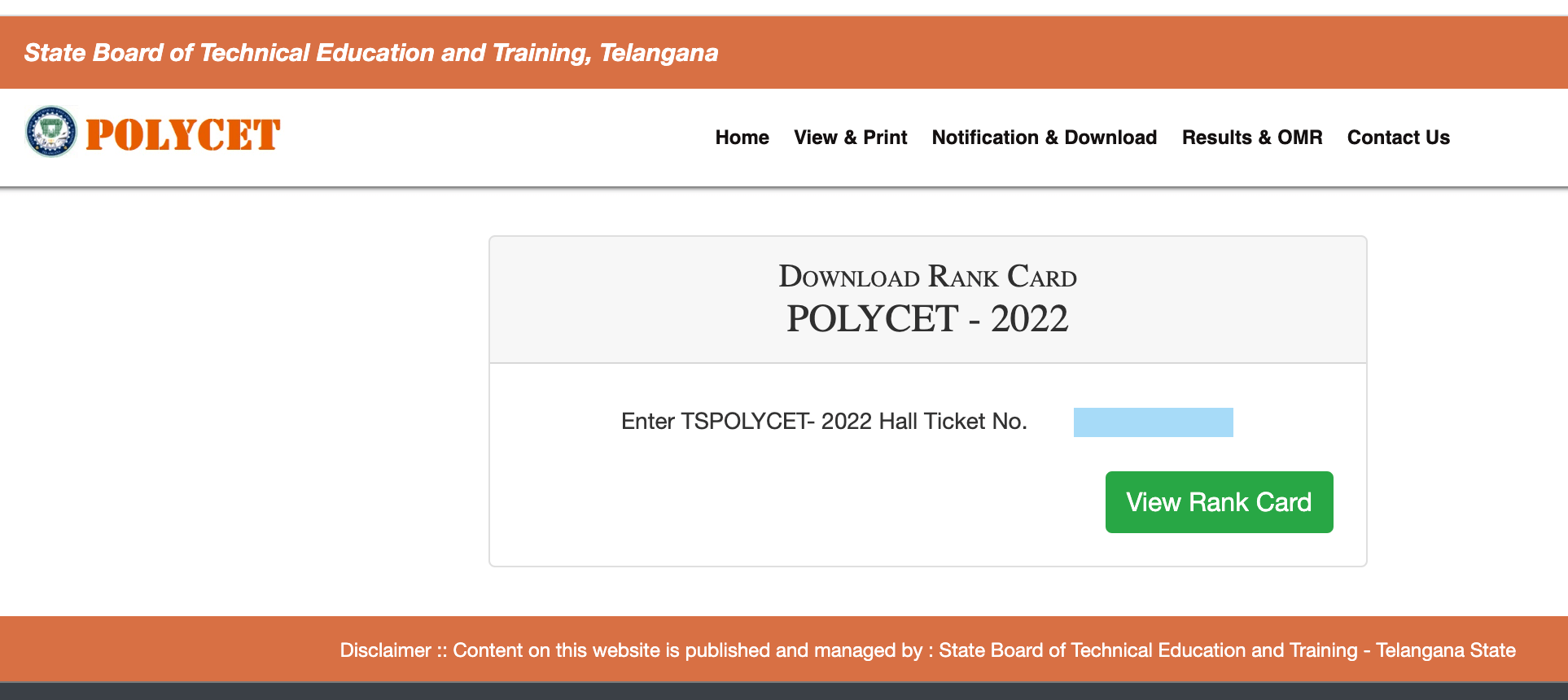 TS Polycet Result