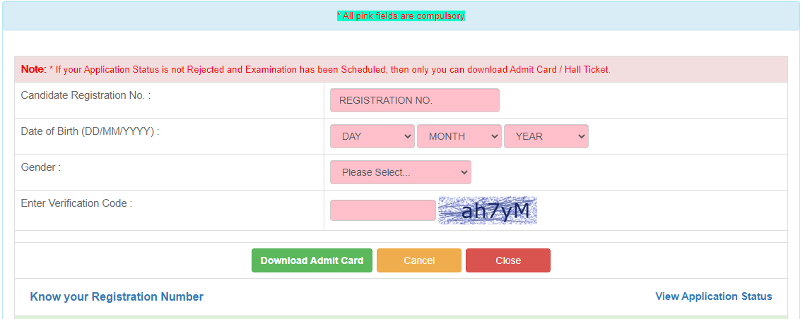 UP PCS Admit Card 2022