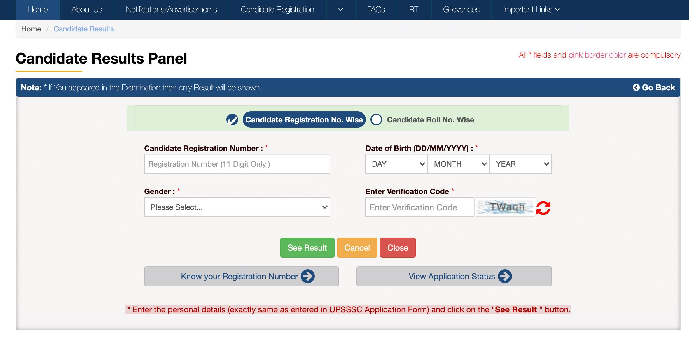 UPSSSC PET Result 2021 Step-3